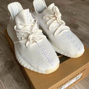 Yeezy Boost 350 V2 Cream/Triple White - Size US 9